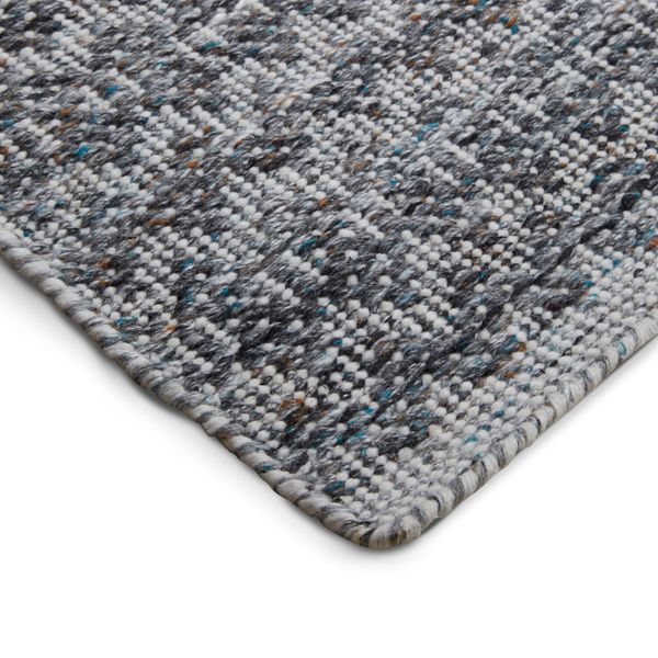 Tapis en polyester gris 240 x 170cm Monka