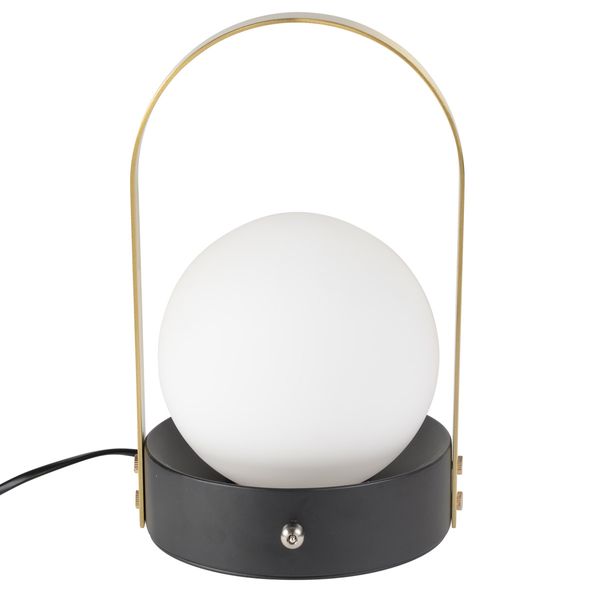 Lampe sur socle noir ARCH