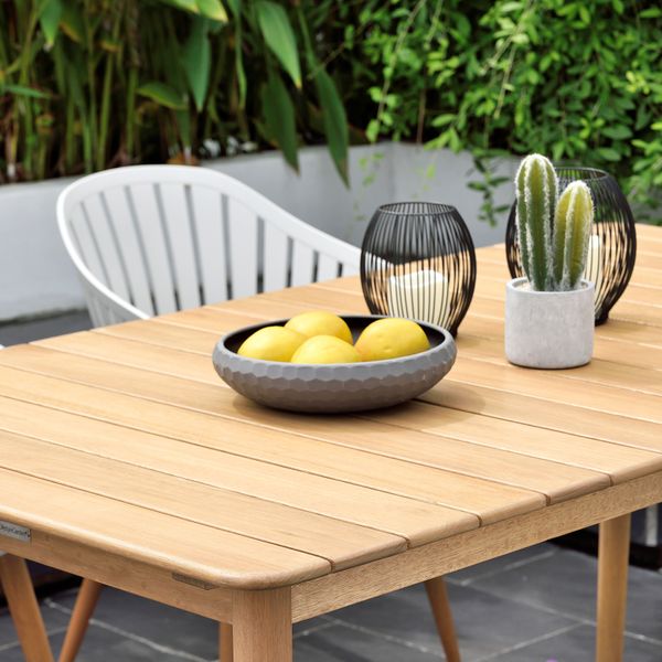 Table de jardin160cm eucalyptus AZUR