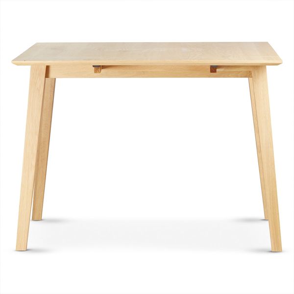 Table repas 60cm avec allonge chêne naturel Mikado