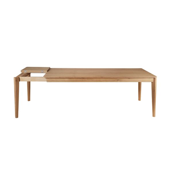 Table repas bois 200 cm + allonge de 50 cm ALLURE