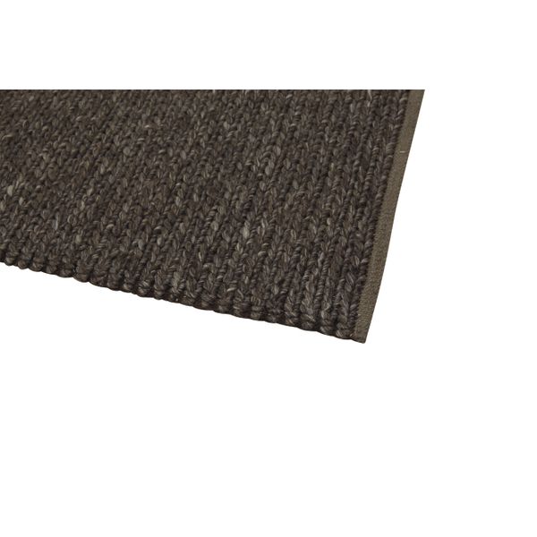 Tapis en laine gris chiné 170 x 120 cm Pava