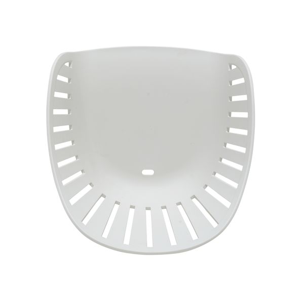 Fauteuil repas d'extérieur plastique blanc AZUR