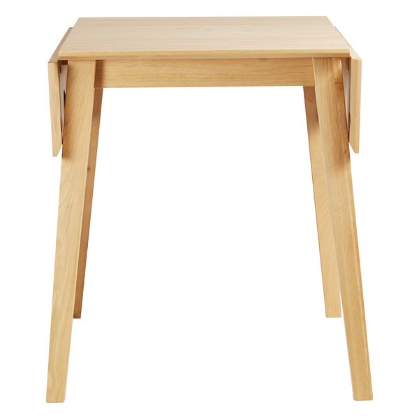 Table repas 60cm avec allonge chêne naturel Mikado