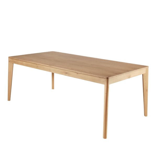 Table repas bois 200 cm + allonge de 50 cm ALLURE