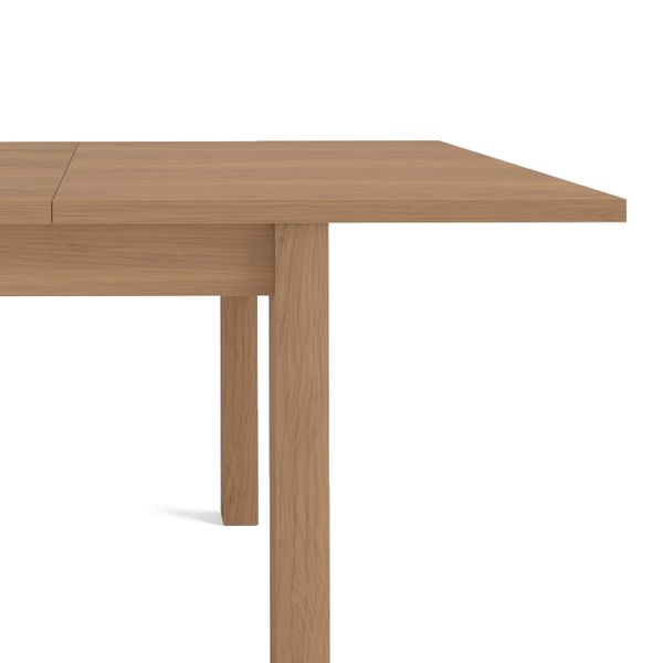 Table repas 160cm avec allonge chêne Como