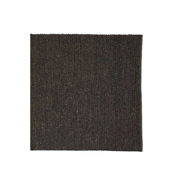 Tapis en laine gris chiné 170 x 120 cm Pava