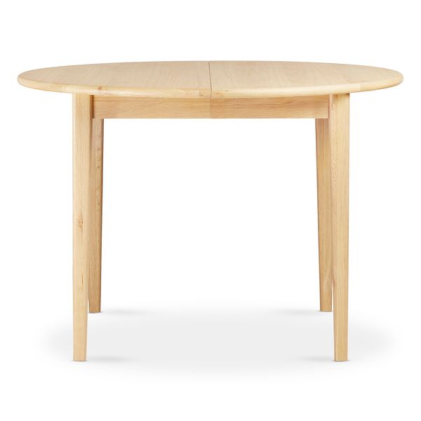 Table repas ronde 110 cm extensible chêne naturel Twist