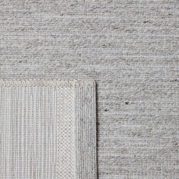 Tapis polypropylène gris clair 160 x 230 cm Soft