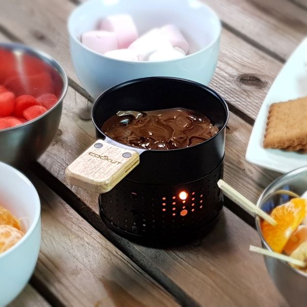 Coffret fondue chocolat au lait Cookut