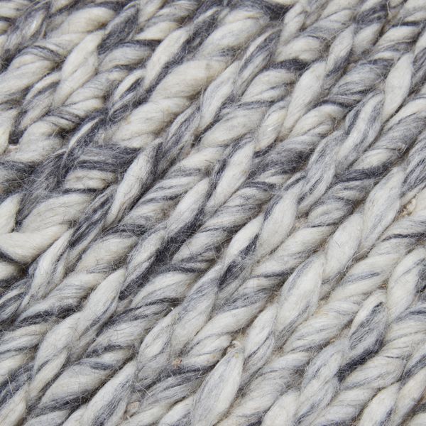 Tapis 100% laine gris argent 240 x 170 cm Woven