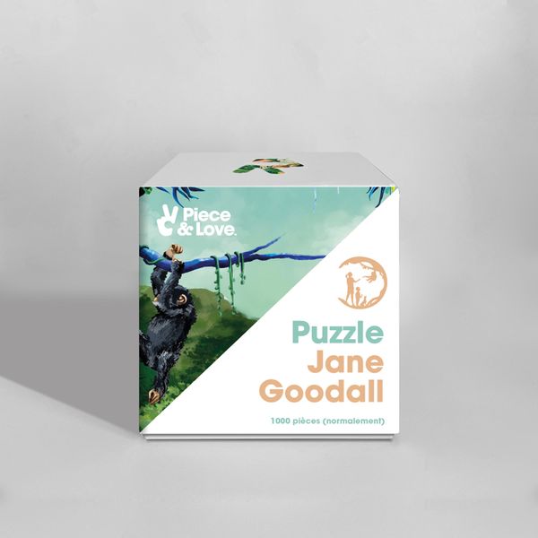 Puzzle Jane Goodall 1 000 pièces Piece & Love