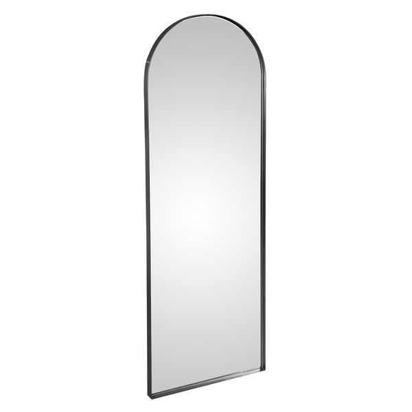 Miroir art déco vintage industriel métal noir h 152 cm Kasa