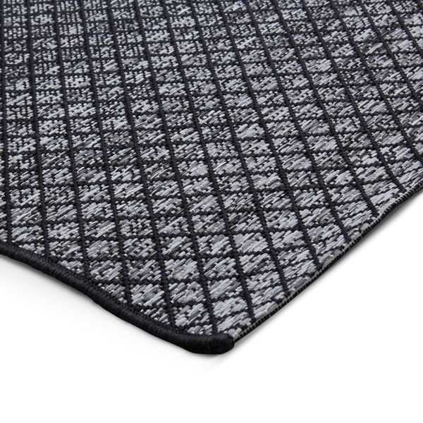 Tapis polypropylène gris anthracite 200x290 cm Slow