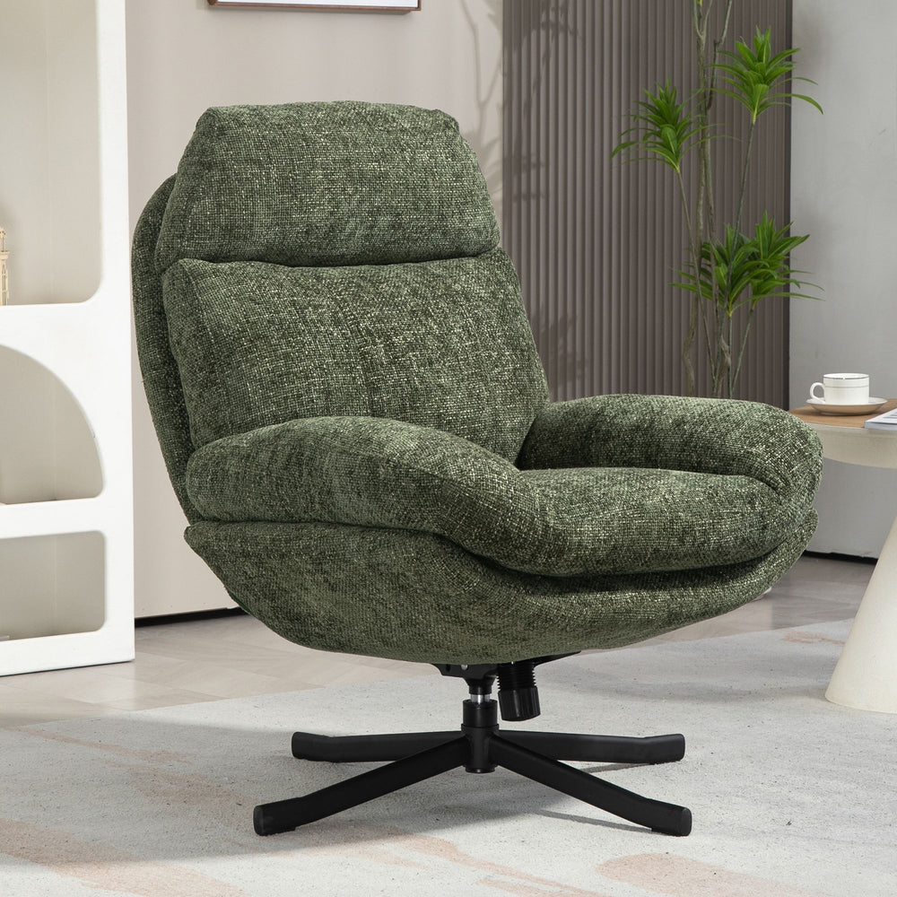 Fauteuil inclinable pivotant vert