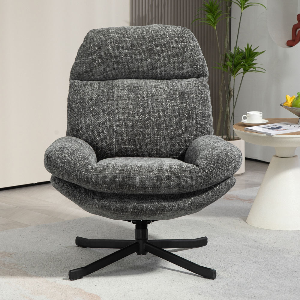 Fauteuil inclinable pivotant gris