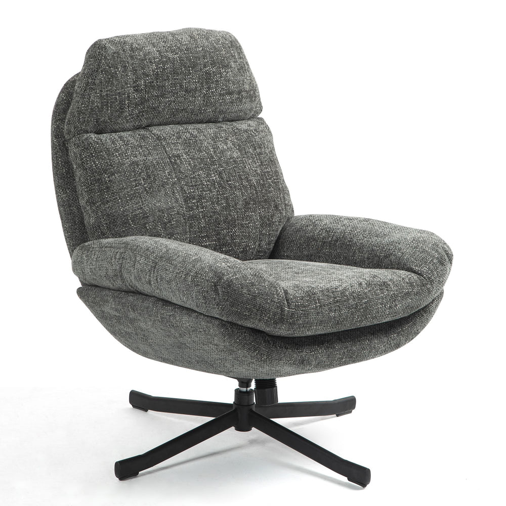 Fauteuil inclinable pivotant gris