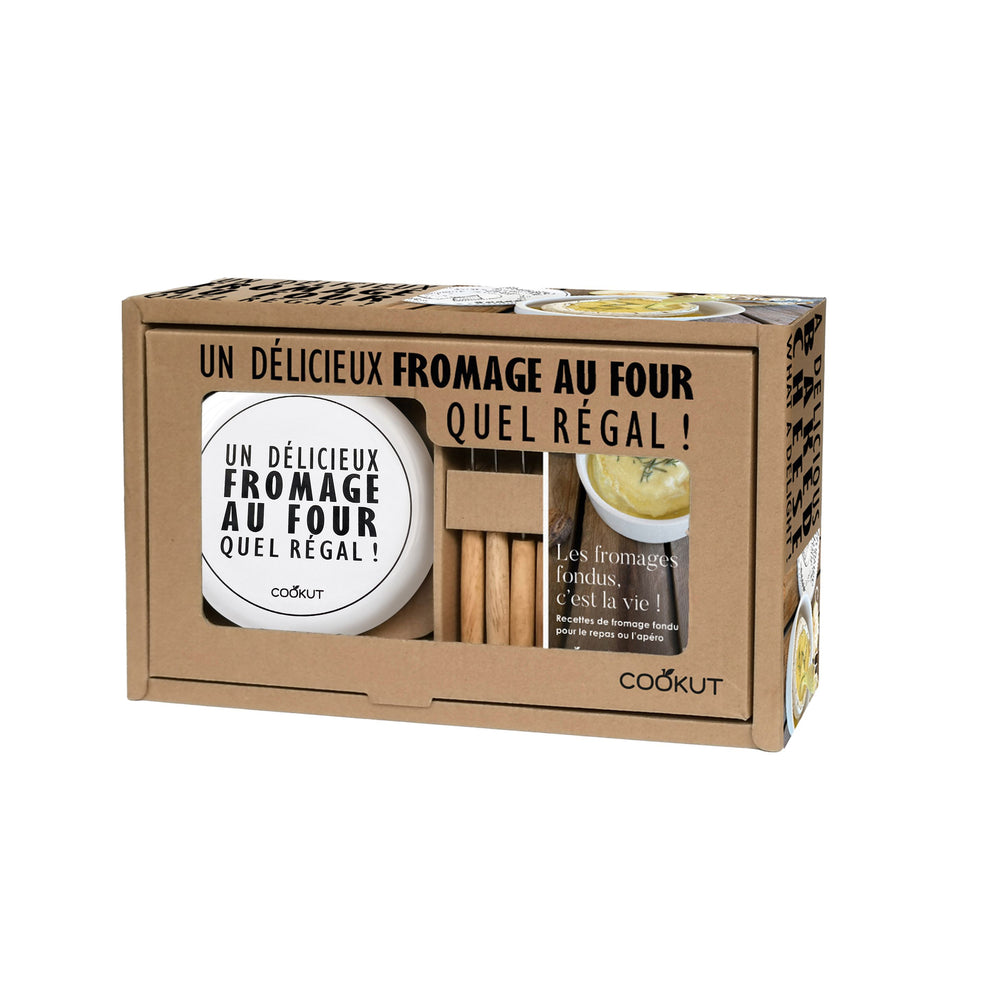 Coffret cadeau cuiseur fromage au four Cookut