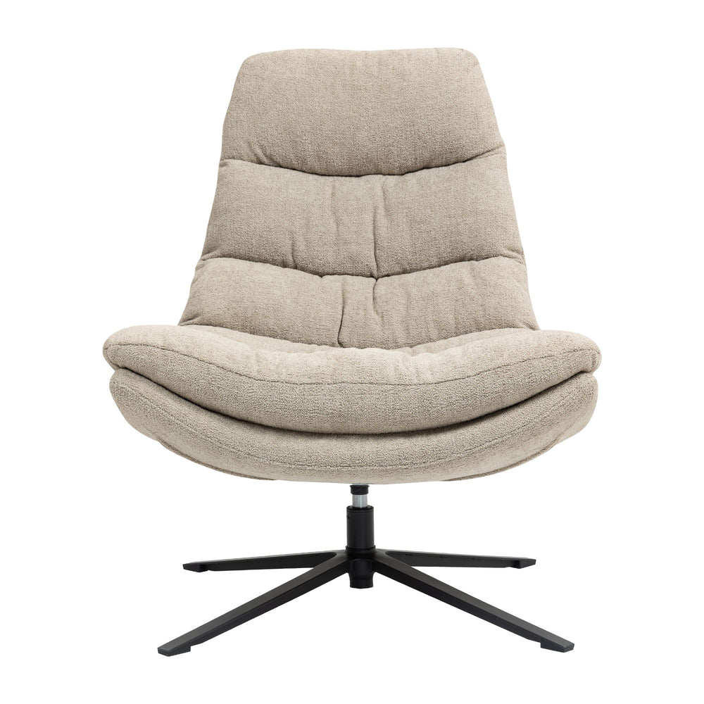 Fauteuil pivotant sable COSTA