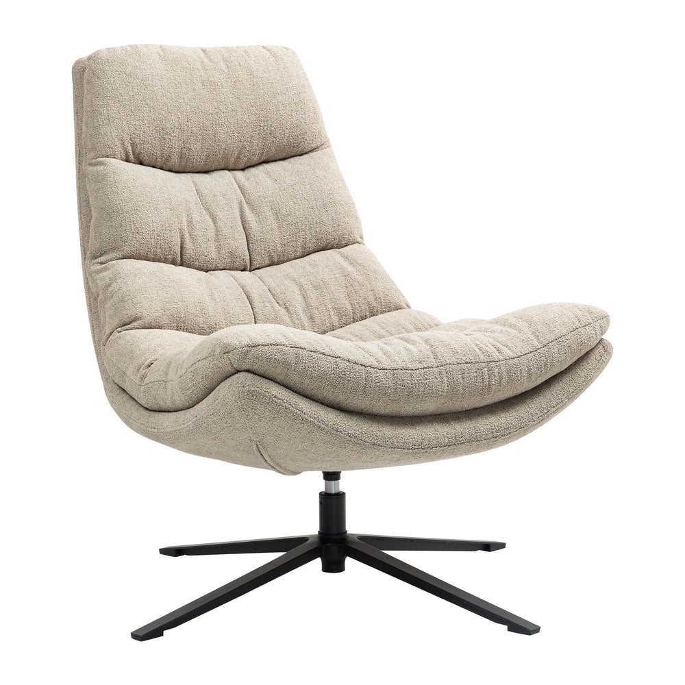 Fauteuil pivotant sable COSTA