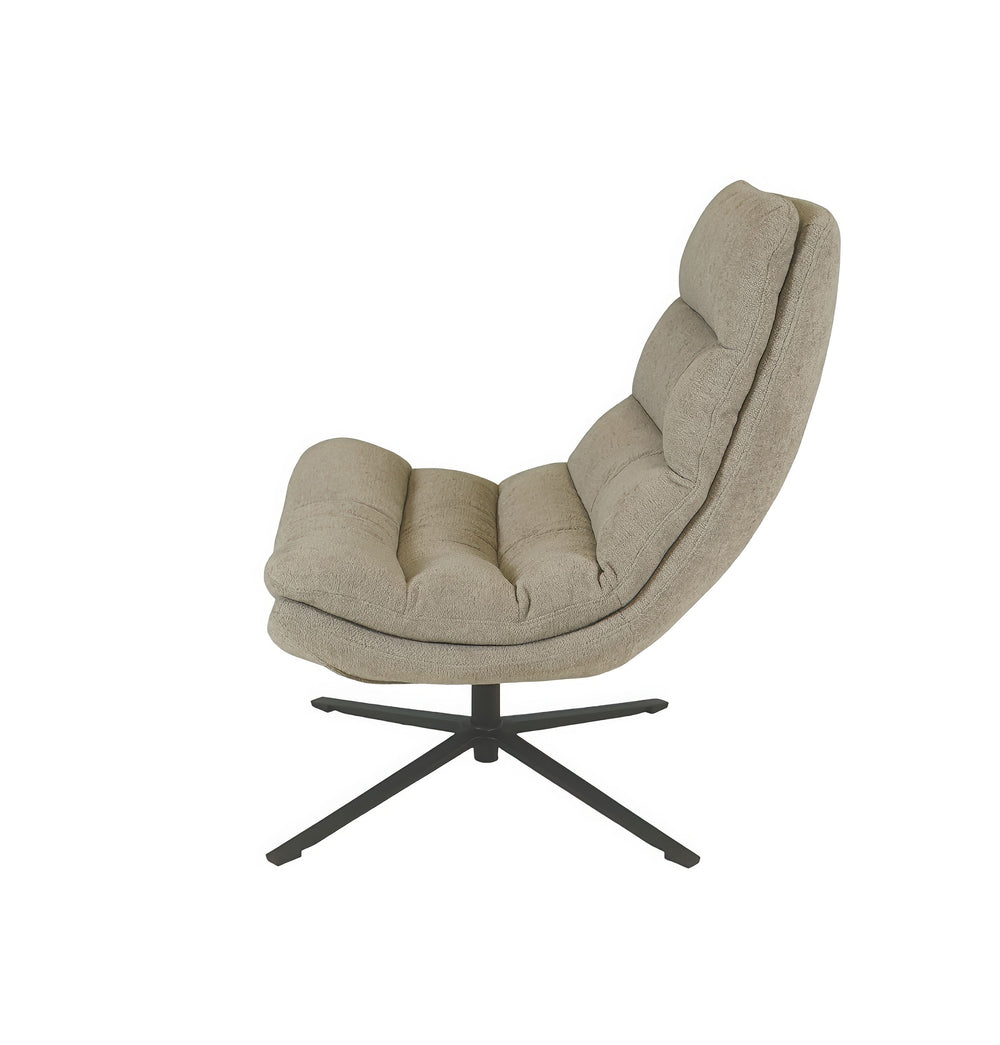 Fauteuil pivotant sable COSTA