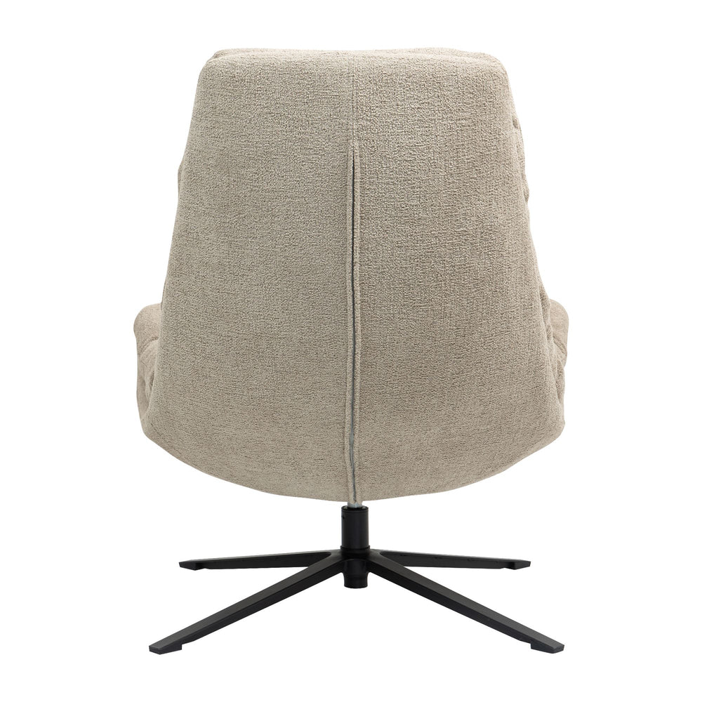 Fauteuil pivotant sable COSTA