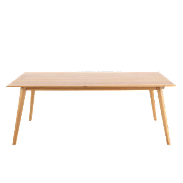 Table extensible chêne massif 180 cm allonges en option Elfy