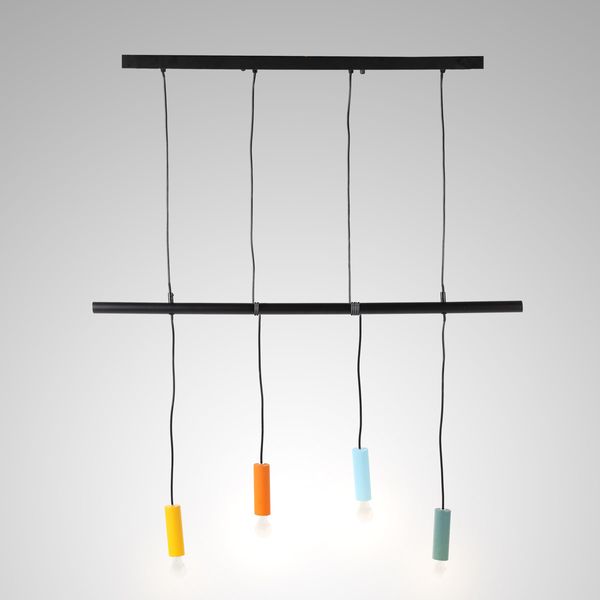 Suspension en fer et aluminium 4 couleurs Cuatro