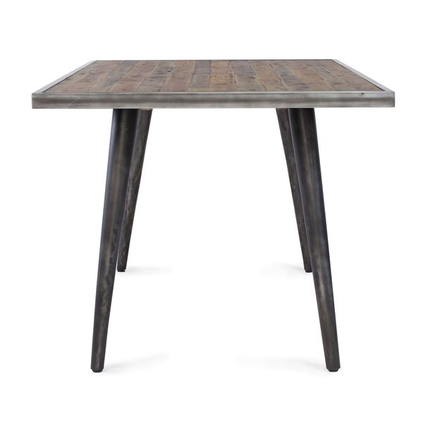 Table rectangulaire 180 x 90 cm bois et métal Cusco