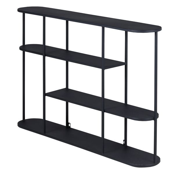 Étagère murale métal noir 90 cm GRAYSON