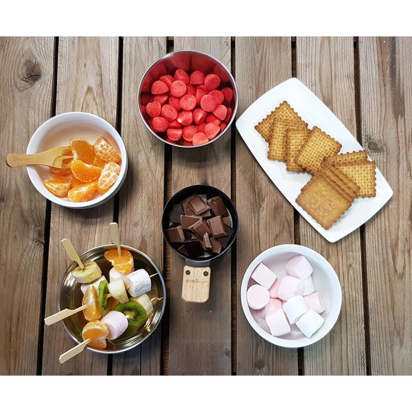 Fondue au chocolat à la bougie pour 2 Cookut