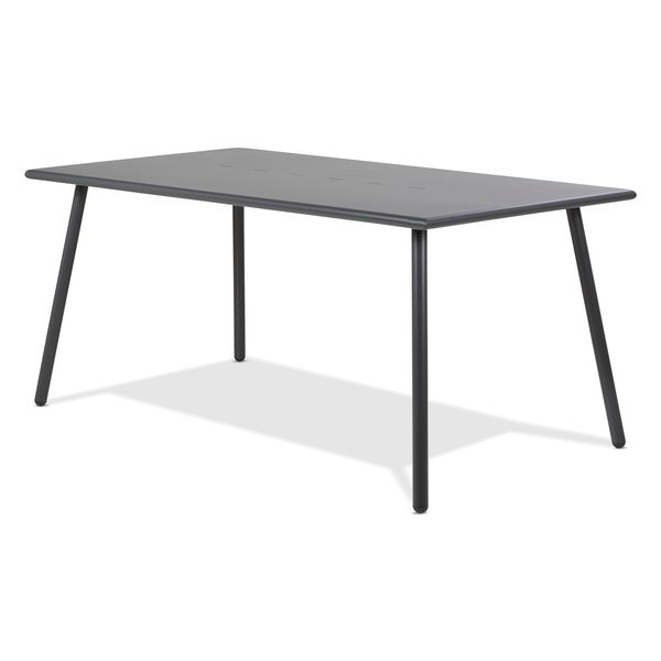 Table de jardin métal anthracite ROMA