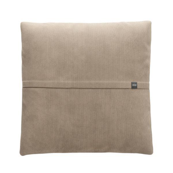 Coussin Jumbo Pillow velours côtelé sable 100x100 Vetsak