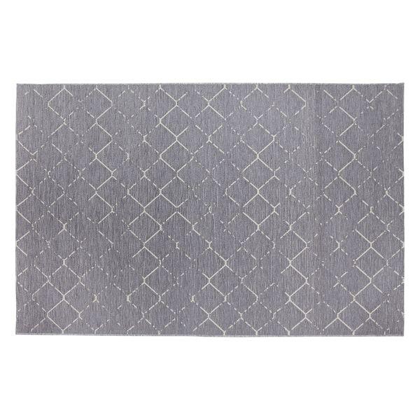 Tapis polypropylène gris foncé 200 x 290 cm Bronx