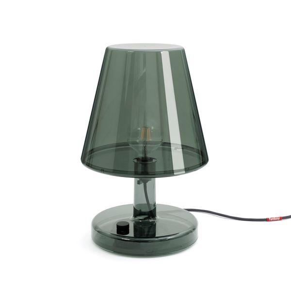 Lampe de table trans-parents gris foncé Fatboy