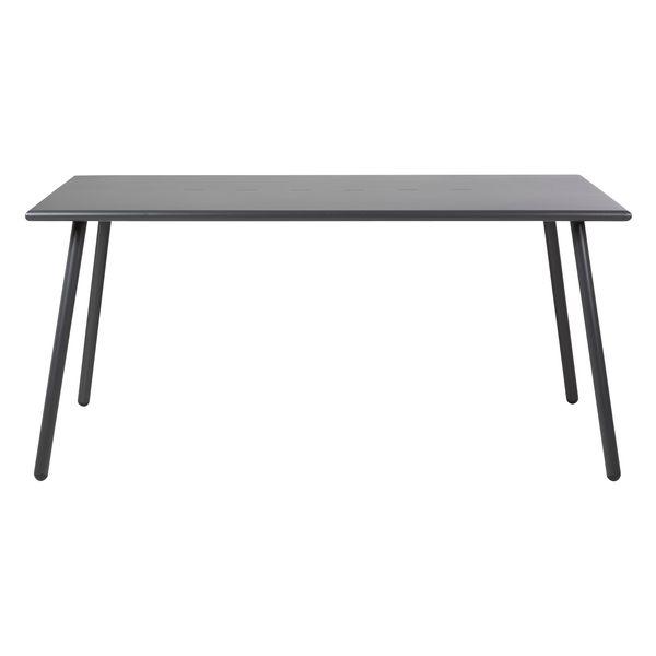 Table de jardin métal anthracite ROMA