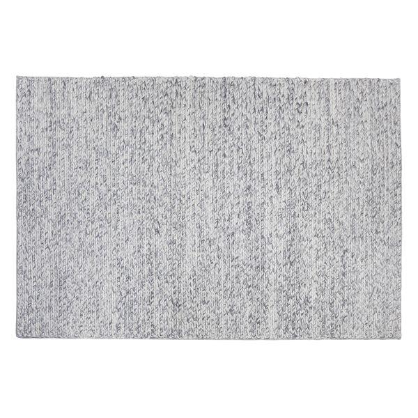 Tapis 100% laine gris argent 240 x 170 cm Woven