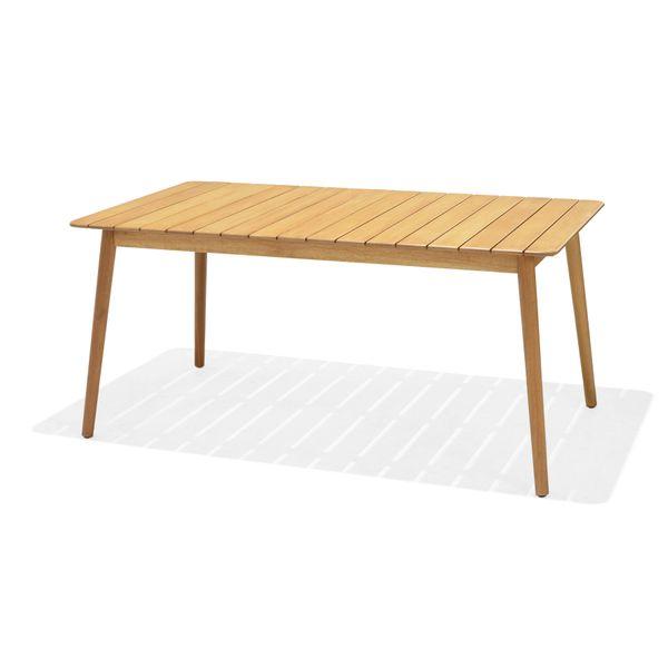 Table de jardin160cm eucalyptus AZUR