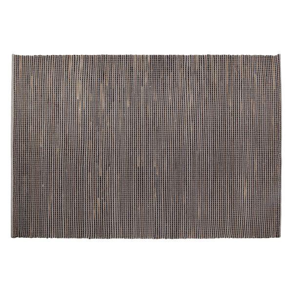 Tapis 100% laine noir et argent 240 x 170 cm Raja