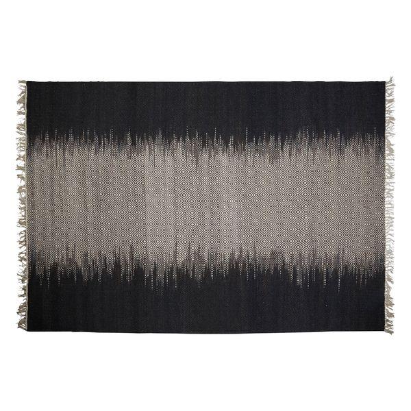 Tapis 100% laine noir 240 x 170 cm Shade