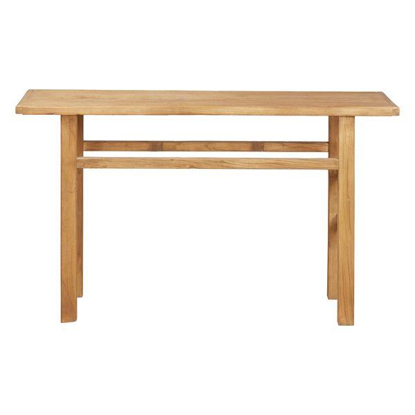 Console bois d'orme naturel 130cm Brum