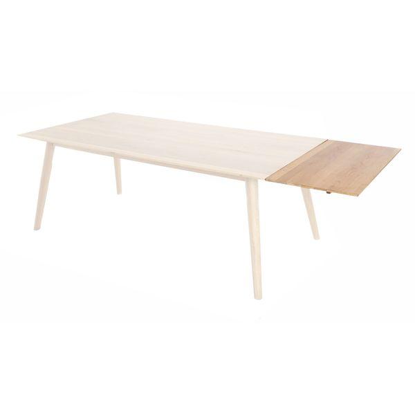 Allonge chêne 50 cm pour table repas 180 cm Elfy