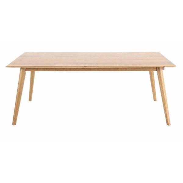 Table extensible chêne massif 180 cm allonges en option Elfy