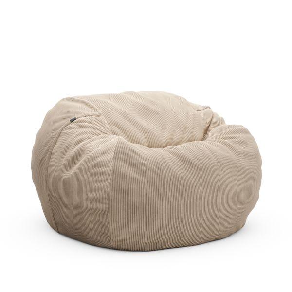 Pouf indoor110x70cm en velours côtelé