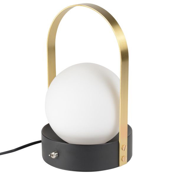 Lampe sur socle noir ARCH