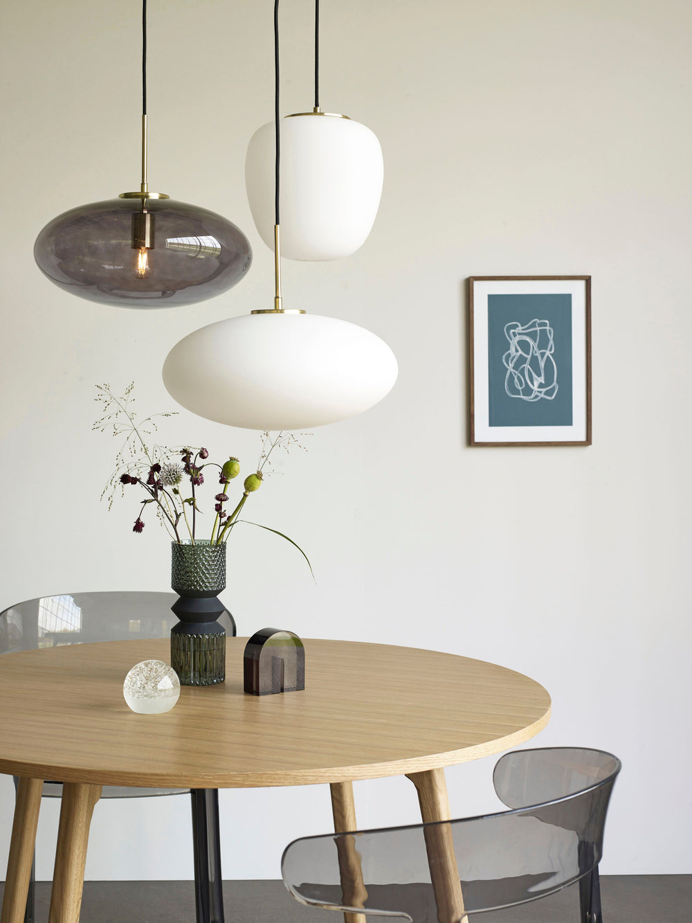 Lampe Muse Pendant Ellipse Hübsch