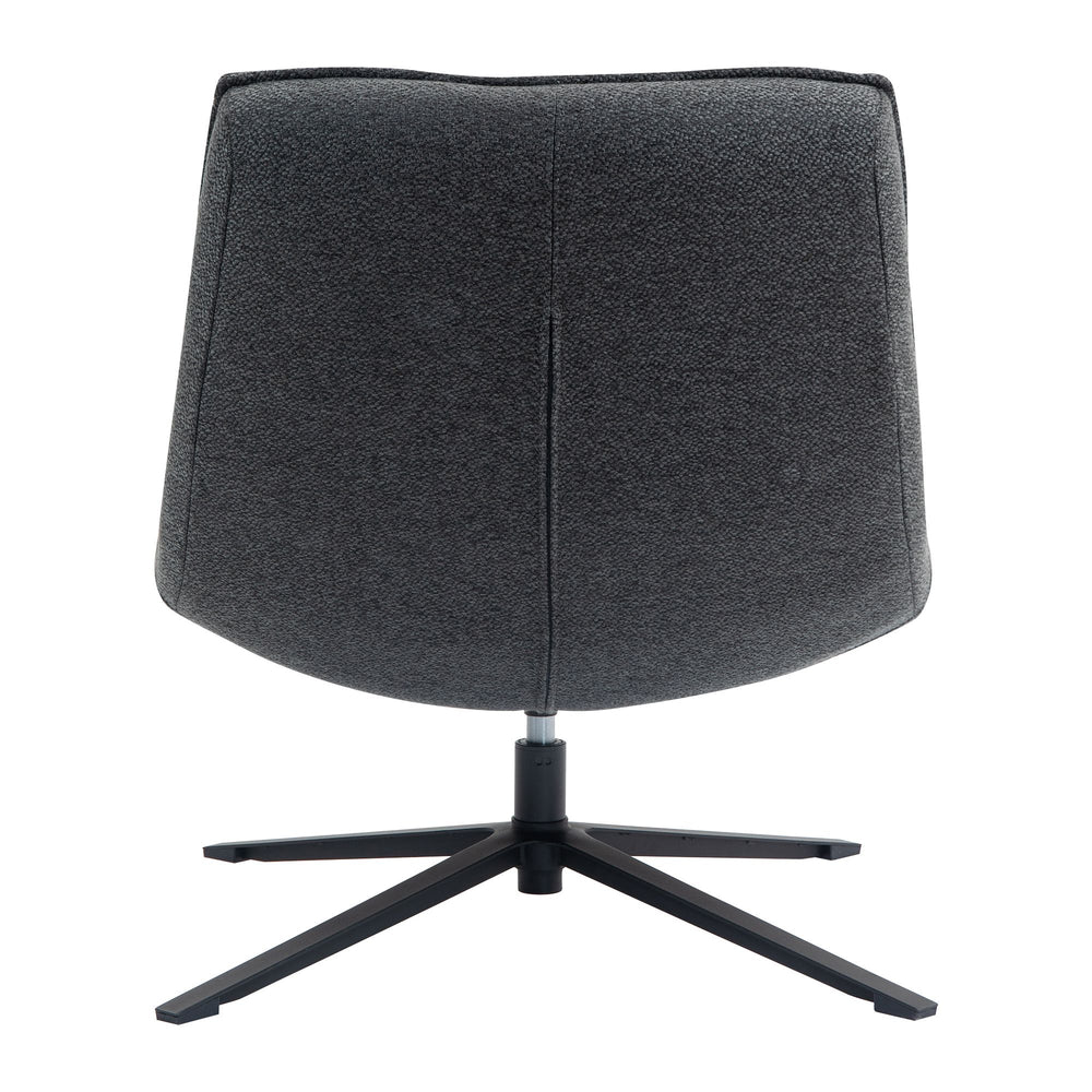 Fauteuil pivotant gris anthracite