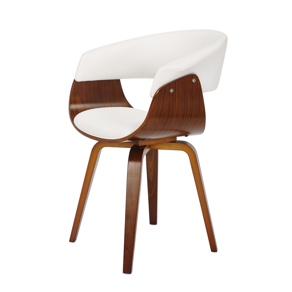 Fauteuil blanc en PU