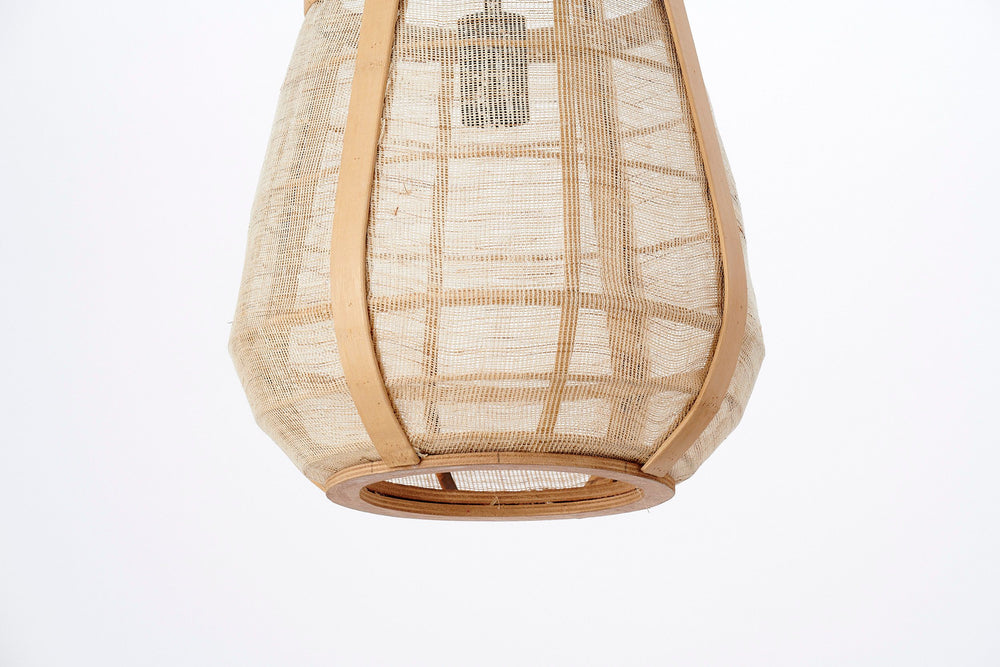 Suspension Ø32x44 cm Jacinto rotin naturel Light & Living