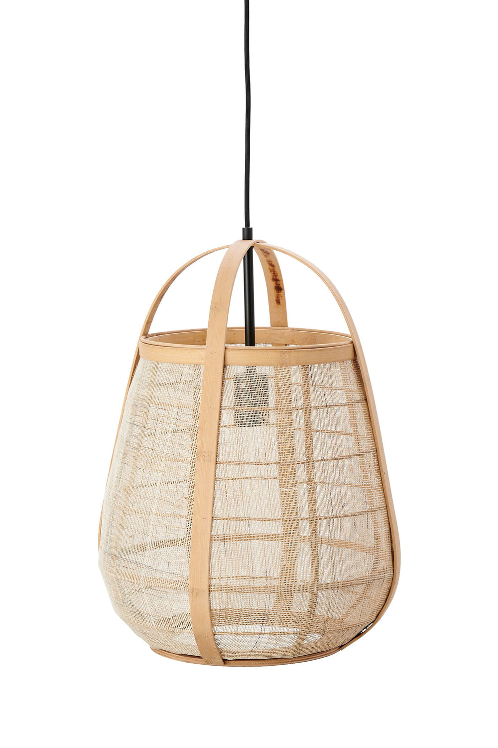 Suspension Ø38x50 cm Jacinto rotin naturel Light & Living